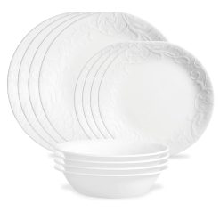 Corelle Durable Dinnerware Bella Faenza 12-piece Dinnerware Set, Service for 4