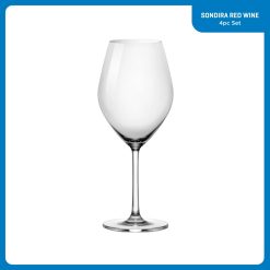 Alternative view of Corelle Durable Dinnerware Sondria Red Wine Glasses (4-pieces), 20-ounce, Dishwasher Safe