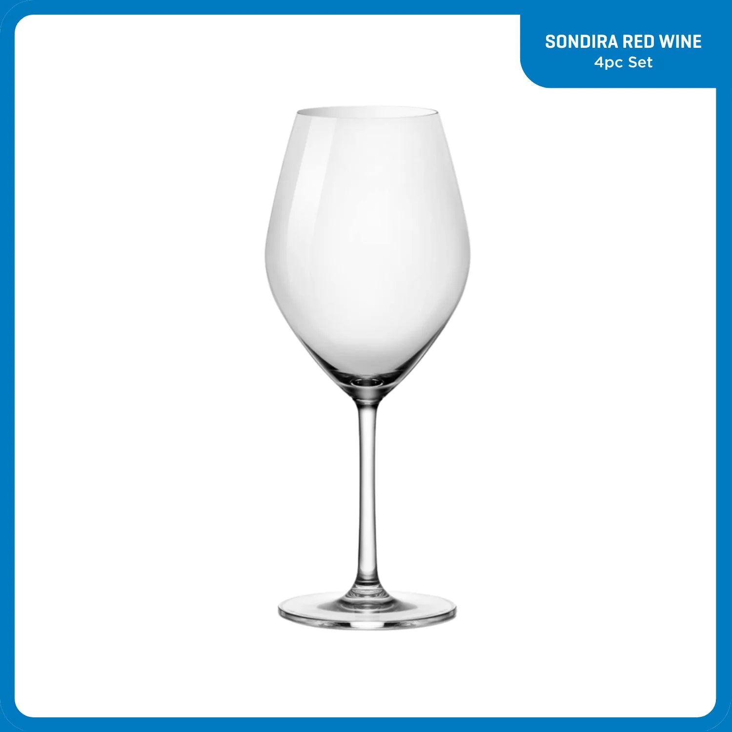 Corelle Durable Dinnerware Sondria Red Wine Glasses (4-pieces), 20-ounce, Dishwasher Safe - Image 2