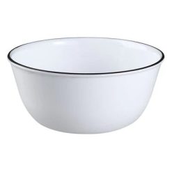 Corelle Durable Dinnerware Classic Caf?? Black 28-ounce Large Soup Bowl