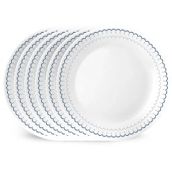 Corelle Durable Dinnerware Caspian Lace 10.25 Dinner Plates, 6-pack