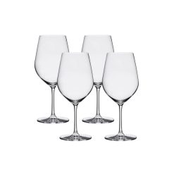 Corelle Durable Dinnerware Tokyo Temptation Bordeaux Glasses (4-Pieces), 21-ounce, Dishwasher Safe, Lead-free Crystalline