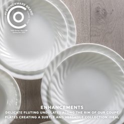 Alternative view of Corelle Durable Dinnerware Enhancements 8.5 Salad Plate