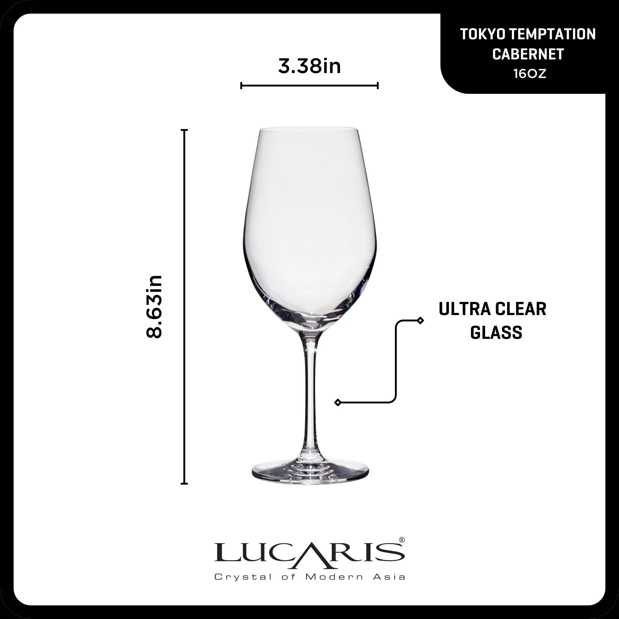 Corelle Durable Dinnerware Tokyo Temptation Cabernet Glasses (4-Pieces), 16-ounce, Dishwasher Safe, Lead-free Crystalline - Image 5