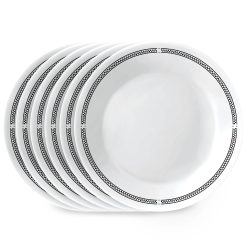 Corelle Durable Dinnerware Brasserie 6.75 Appetizer Plate, 6-pack