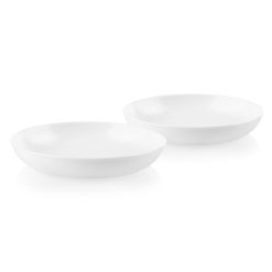 Corelle Durable Dinnerware Winter Frost White 30-ounce Versa Meal Bowls, 2-pack