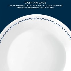 Alternative view of Corelle Durable Dinnerware Caspian Lace 8.5 Lunch Plate, 6 pack