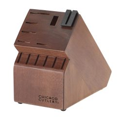 Alternative view of Corelle Durable Dinnerware Signature Edge Walnut 13-piece Knife Block Set
