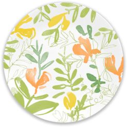 Corelle Durable Dinnerware Contemporary Fruit 8.5 Salad Plate-4 Pack