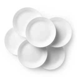 Corelle Durable Dinnerware Winter Frost White 10.25 Dinner Plates, 6-pack