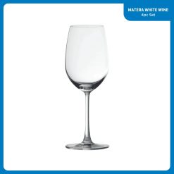 Alternative view of Corelle Durable Dinnerware Matera White Wine Glasses (4-Pieces), 14-ounce, dishwasher safe