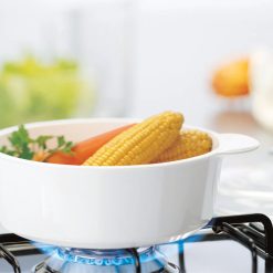 Alternative view of Corelle Durable Dinnerware Just White 3.25L Casserole with Lid