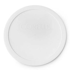 Corelle Durable Dinnerware White Lid for 1-quart Serving Bowl