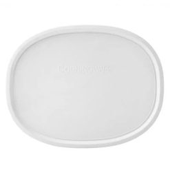 Corelle Durable Dinnerware French White Plastic Lid for 1.5-quart Oval Baking Dish
