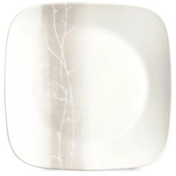 Corelle Durable Dinnerware Square Wandering Grove 9 Salad Plate