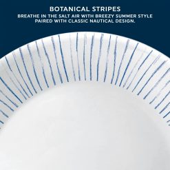 Alternative view of Corelle Durable Dinnerware Botanical Stripes 10.25 Dinner Plate