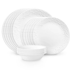 Corelle Durable Dinnerware Bella Faenza 18-piece Dinnerware Set, Service for 6